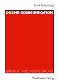 Cover: Online-Kommunikation - VS Verlag f&uuml;r Sozialwissenschaften