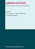 Cover: Judaism and Crisis - Vandenhoeck & Ruprecht