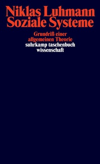 Enlarge image Cover: Soziale Systeme - Suhrkamp