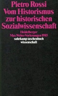 Cover: Vom Historismus zur historischen Sozialwissenschaft - Suhrkamp