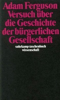 Cover: Versuch &uuml;ber die Geschichte der b&uuml;rgerlichen Gesellschaft - Suhrkamp