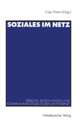 Cover: Soziales im Netz - VS Verlag f&uuml;r Sozialwissenschaften