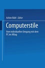 Cover: Computerstile - VS Verlag f&uuml;r Sozialwissenschaften