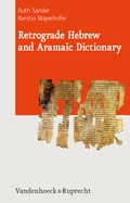 Cover: Retrograde Hebrew and Aramaic Dictionary - Vandenhoeck & Ruprecht