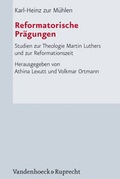 Cover: Reformatorische Pr&auml;gungen - Vandenhoeck & Ruprecht