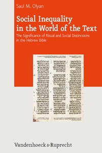 Enlarge image Cover: Social Inequality in the World of the Text - Vandenhoeck & Ruprecht