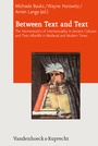 Cover: Between Text and Text - Vandenhoeck & Ruprecht