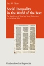 Cover: Social Inequality in the World of the Text - Vandenhoeck & Ruprecht