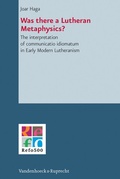 Cover: Was there a Lutheran Metaphysics? - Vandenhoeck & Ruprecht