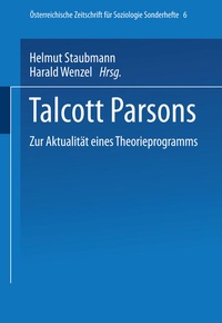 Enlarge image Cover: Talcott Parsons - VS Verlag für Sozialwissenschaften