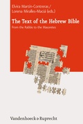 Cover: The Text of the Hebrew Bible - Vandenhoeck & Ruprecht