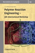 Cover: Polymer Reaction Engineering - Wiley-VCH