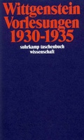 Cover: Vorlesungen 1930-1935 - Suhrkamp