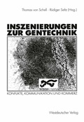 Cover: Inszenierungen zur Gentechnik - VS Verlag f&uuml;r Sozialwissenschaften