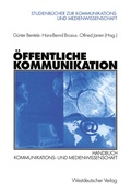 Cover: &Ouml;ffentliche Kommunikation - VS Verlag f&uuml;r Sozialwissenschaften