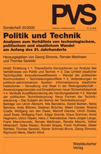 Enlarge image Cover: Politik und Technik - VS Verlag für Sozialwissenschaften