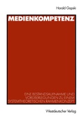 Cover: Medienkompetenz - VS Verlag f&uuml;r Sozialwissenschaften