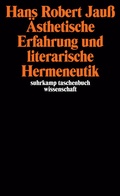Cover: &Auml;sthetische Erfahrung und literarische Hermeneutik - Suhrkamp