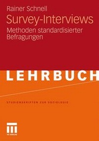 Enlarge image Cover: Survey-Interviews - VS Verlag für Sozialwissenschaften