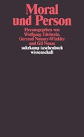 Cover: Moral und Person - Suhrkamp