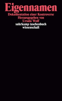 Abbildung von: Eigennamen - Suhrkamp