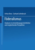 Cover: F&ouml;deralismus - VS Verlag f&uuml;r Sozialwissenschaften