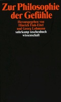 Cover: Zur Philosophie der Gef&uuml;hle - Suhrkamp
