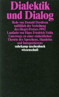 Cover: Dialektik und Dialog - Suhrkamp