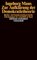 Cover: Zur Aufkl&auml;rung der Demokratietheorie - Suhrkamp