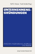 Cover: Unternehmensgr&uuml;ndungen - VS Verlag f&uuml;r Sozialwissenschaften