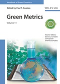 Bild: Handbook of Green Chemistry - Green Metrics - Wiley-VCH