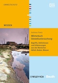 Cover: W&ouml;rterbuch Umweltuntersuchung - Wiley-VCH