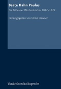 Cover: Beate Hahn Paulus - Vandenhoeck & Ruprecht
