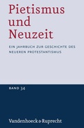 Cover: Pietismus und Neuzeit Band 34 - 2008 - Vandenhoeck & Ruprecht