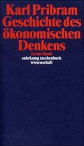 Cover: Geschichte des &ouml;konomischen Denkens - Suhrkamp
