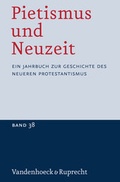Cover: Pietismus und Neuzeit Band 38 - 2012 - Vandenhoeck & Ruprecht