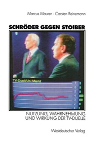 Abbildung von: Schröder gegen Stoiber - VS Verlag für Sozialwissenschaften