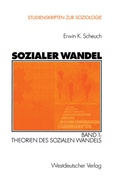 Cover: Sozialer Wandel - VS Verlag f&uuml;r Sozialwissenschaften