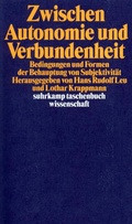 Cover: Zwischen Autonomie und Verbundenheit - Suhrkamp