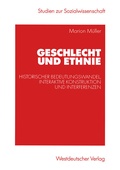 Cover: Geschlecht und Ethnie - VS Verlag f&uuml;r Sozialwissenschaften