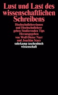 Cover: Lust und Last des wissenschaftlichen Schreibens - Suhrkamp