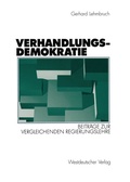 Cover: Verhandlungsdemokratie - VS Verlag f&uuml;r Sozialwissenschaften