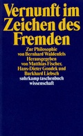 Cover: Vernunft im Zeichen des Fremden - Suhrkamp