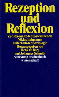 Enlarge image Cover: Rezeption und Reflexion - Suhrkamp