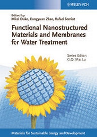 Bild vergrößern Bild: Functional Nanostructured Materials and Membranes for Water Treatment - Wiley-VCH
