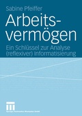 Cover: Arbeitsverm&ouml;gen - VS Verlag f&uuml;r Sozialwissenschaften