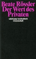 Cover: Der Wert des Privaten - Suhrkamp