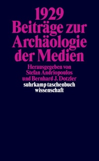 Enlarge image Cover: 1929 - Suhrkamp