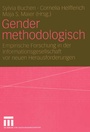 Cover: Gender methodologisch - VS Verlag für Sozialwissenschaften