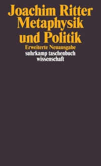 Enlarge image Cover: Metaphysik und Politik - Suhrkamp